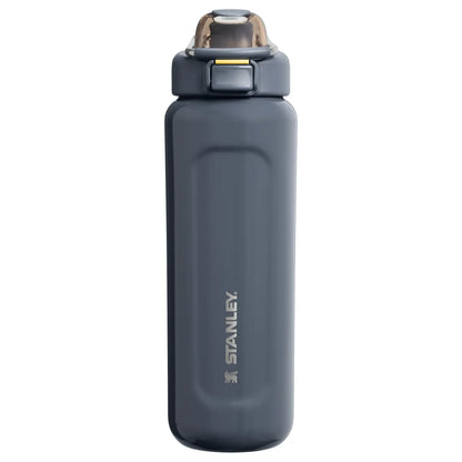 The Wellspring 24OZ Insulated Water Bottle, Push‑Button Leak‑Proof Stainless Steel Travel Bottle with Carry Loop, Vacuum Cold Retention for Gym, Commute & Outdoor Use