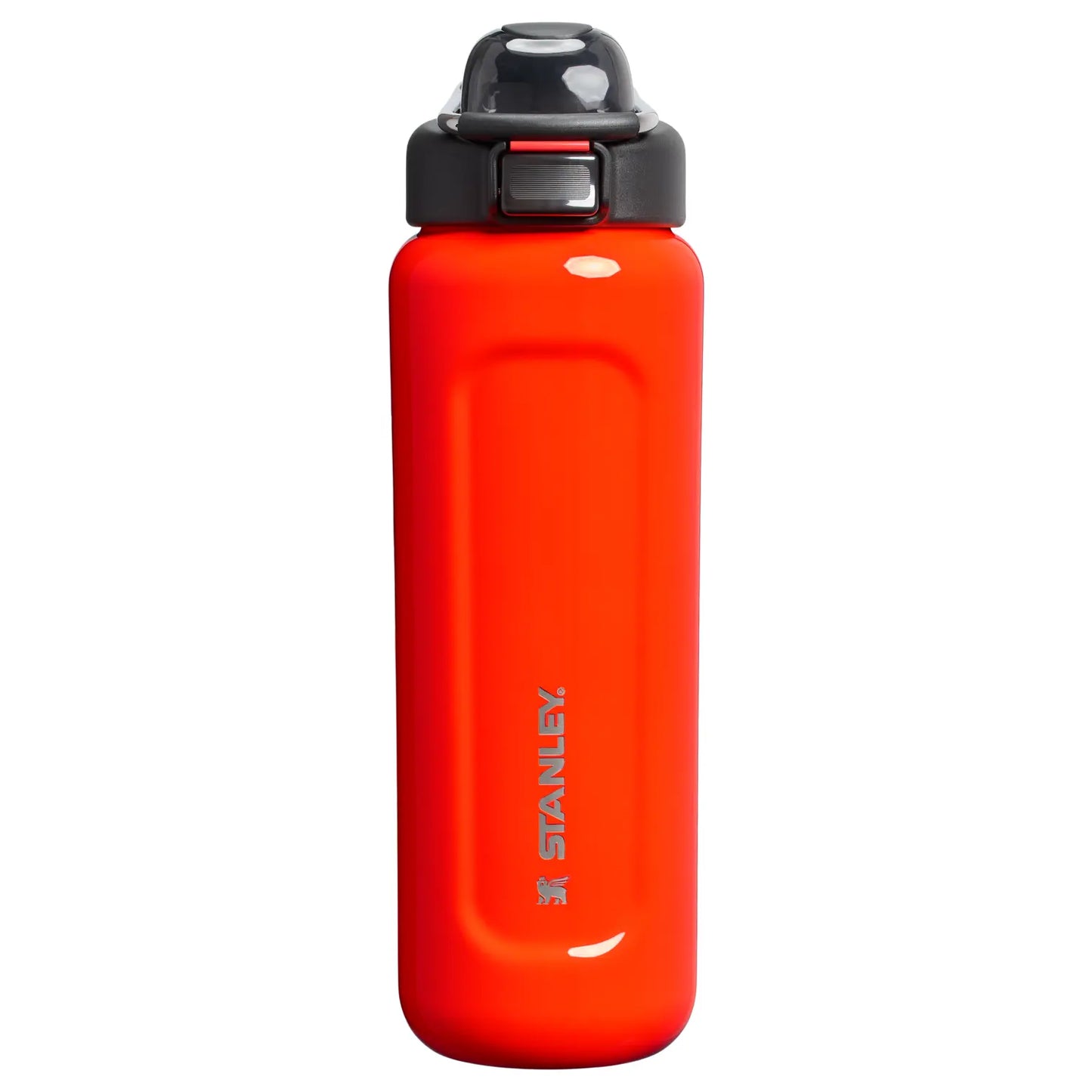 The Wellspring 24OZ Insulated Water Bottle, Push‑Button Leak‑Proof Stainless Steel Travel Bottle with Carry Loop, Vacuum Cold Retention for Gym, Commute & Outdoor Use