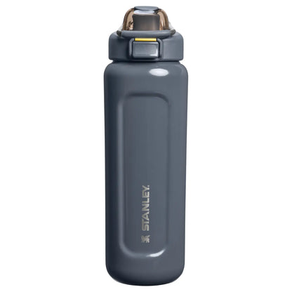 The Wellspring 24OZ Insulated Water Bottle, Push‑Button Leak‑Proof Stainless Steel Travel Bottle with Carry Loop, Vacuum Cold Retention for Gym, Commute & Outdoor Use