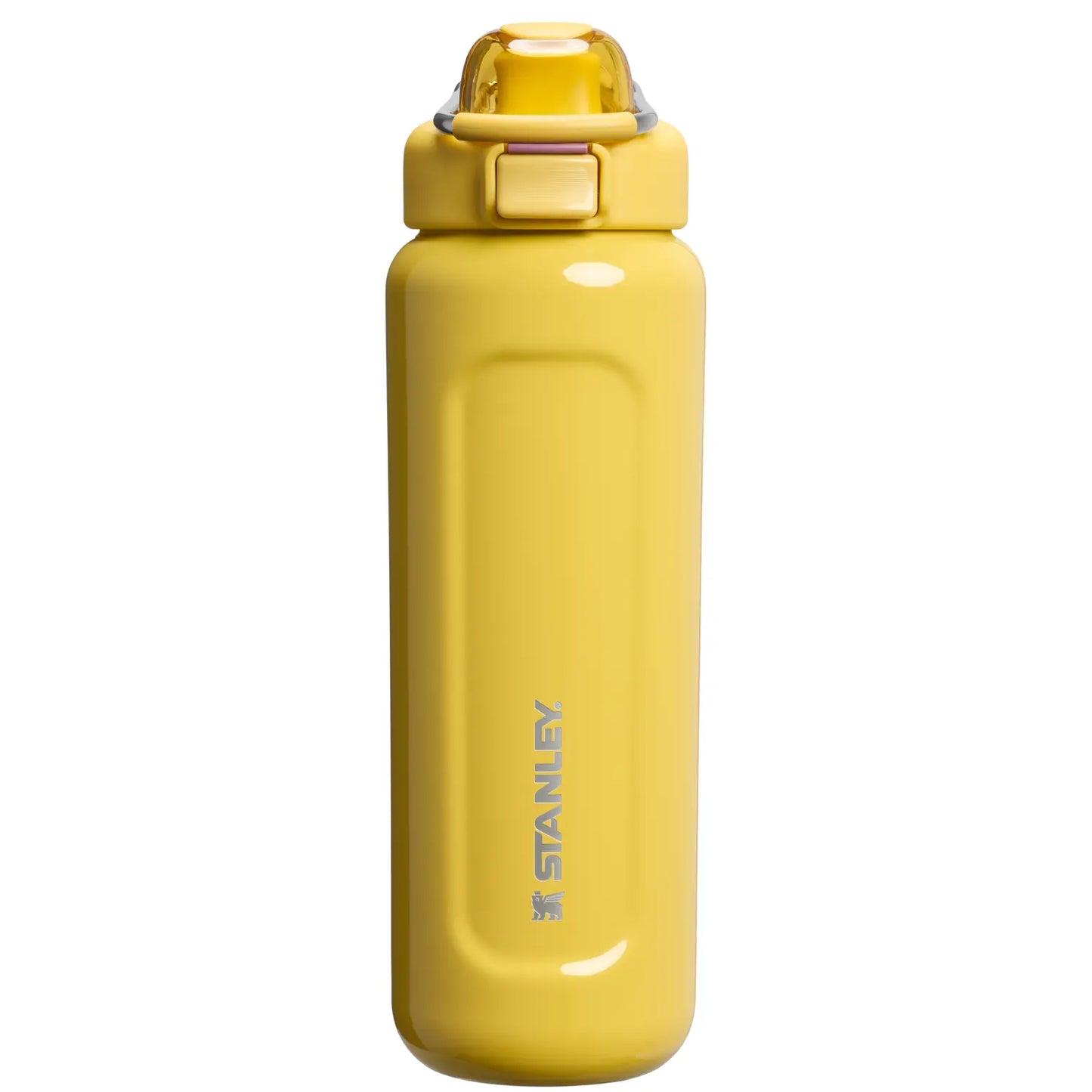 The Wellspring 24OZ Insulated Water Bottle, Push‑Button Leak‑Proof Stainless Steel Travel Bottle with Carry Loop, Vacuum Cold Retention for Gym, Commute & Outdoor Use