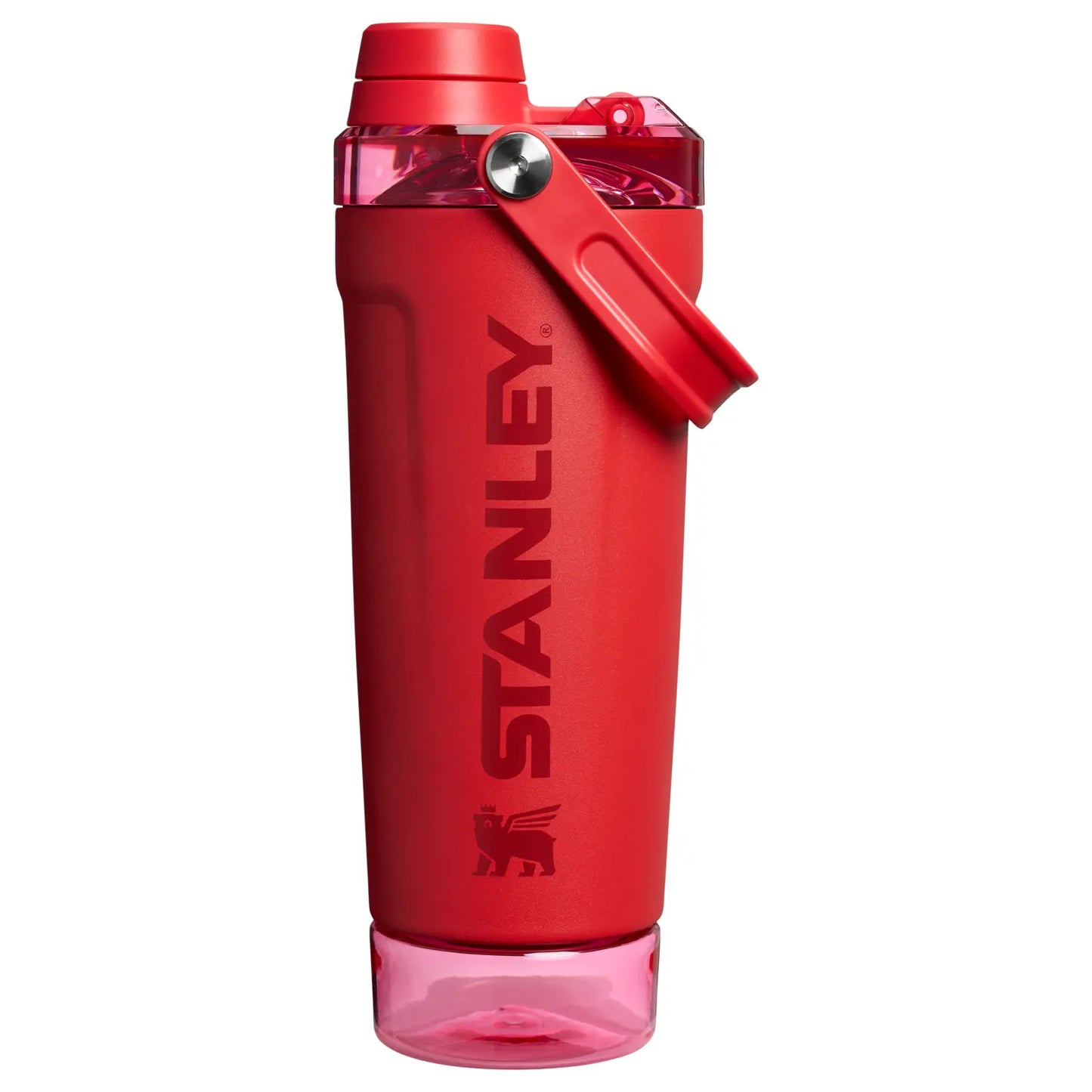 The Vitalize™ 20OZ Shaker Bottle, Slide‑to‑Pop Flip‑Lock Leak‑Proof Fitness Shaker, One‑Hand Portable Protein Mixing Bottle with Carry Loop for Gym, Workout & On‑the‑Go Hydration