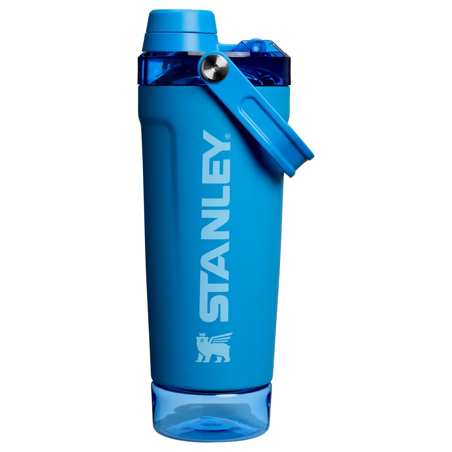 The Vitalize™ 20OZ Shaker Bottle, Slide‑to‑Pop Flip‑Lock Leak‑Proof Fitness Shaker, One‑Hand Portable Protein Mixing Bottle with Carry Loop for Gym, Workout & On‑the‑Go Hydration