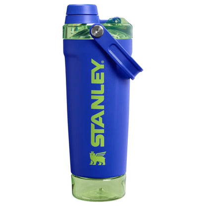 The Vitalize™ 20OZ Shaker Bottle, Slide‑to‑Pop Flip‑Lock Leak‑Proof Fitness Shaker, One‑Hand Portable Protein Mixing Bottle with Carry Loop for Gym, Workout & On‑the‑Go Hydration