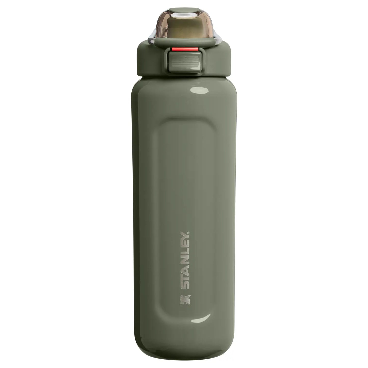The Wellspring 24OZ Insulated Water Bottle, Push‑Button Leak‑Proof Stainless Steel Travel Bottle with Carry Loop, Vacuum Cold Retention for Gym, Commute & Outdoor Use