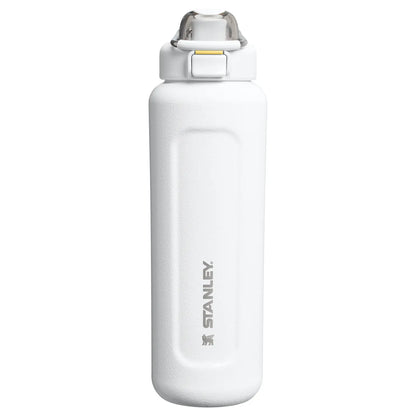The Wellspring 24OZ Insulated Water Bottle, Push‑Button Leak‑Proof Stainless Steel Travel Bottle with Carry Loop, Vacuum Cold Retention for Gym, Commute & Outdoor Use