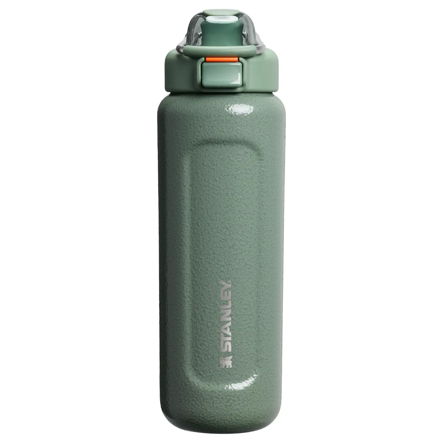 The Wellspring 24OZ Insulated Water Bottle, Push‑Button Leak‑Proof Stainless Steel Travel Bottle with Carry Loop, Vacuum Cold Retention for Gym, Commute & Outdoor Use