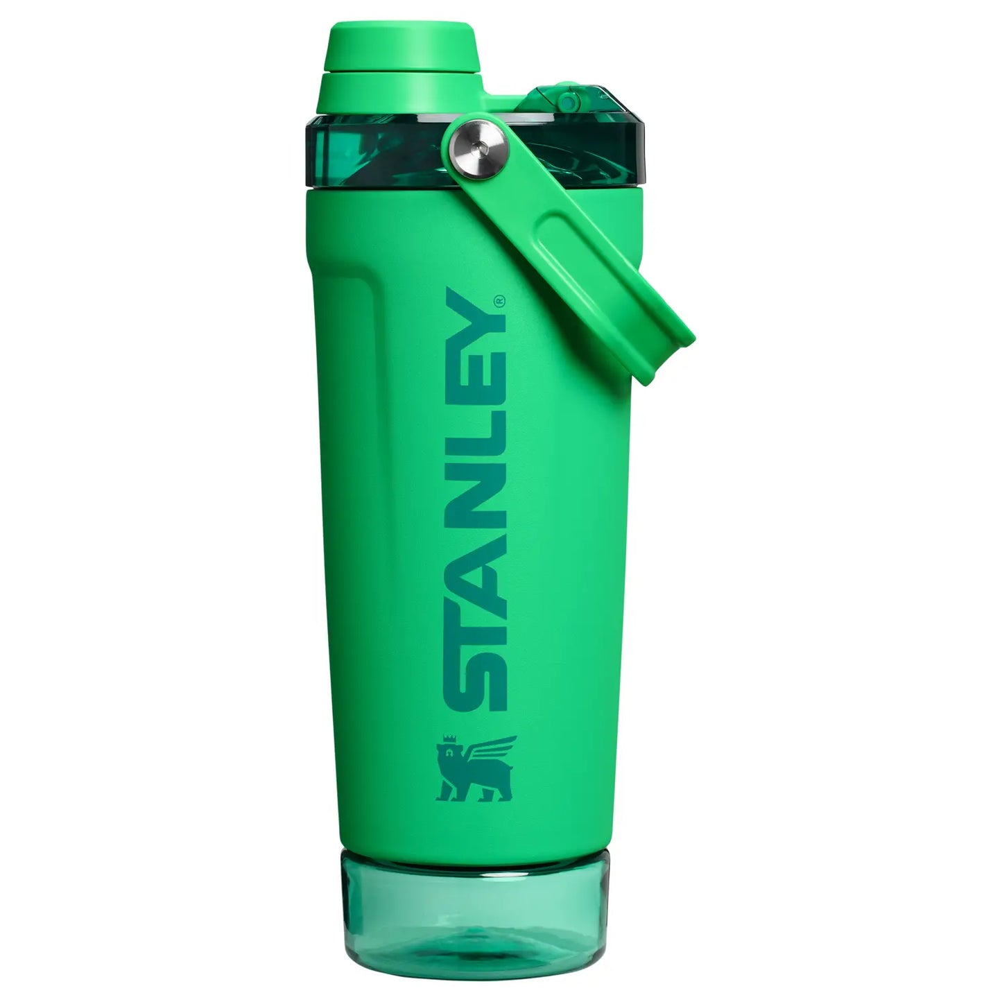The Vitalize™ 20OZ Shaker Bottle, Slide‑to‑Pop Flip‑Lock Leak‑Proof Fitness Shaker, One‑Hand Portable Protein Mixing Bottle with Carry Loop for Gym, Workout & On‑the‑Go Hydration