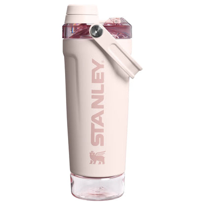The Vitalize™ 20OZ Shaker Bottle, Slide‑to‑Pop Flip‑Lock Leak‑Proof Fitness Shaker, One‑Hand Portable Protein Mixing Bottle with Carry Loop for Gym, Workout & On‑the‑Go Hydration