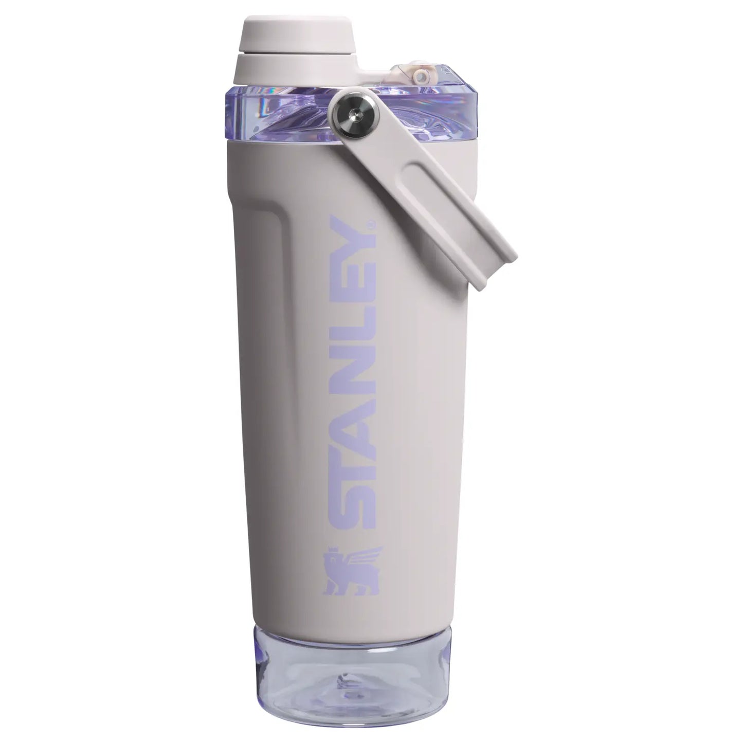 The Vitalize™ 20OZ Shaker Bottle, Slide‑to‑Pop Flip‑Lock Leak‑Proof Fitness Shaker, One‑Hand Portable Protein Mixing Bottle with Carry Loop for Gym, Workout & On‑the‑Go Hydration