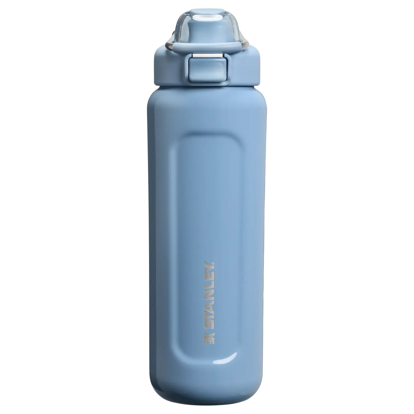 The Wellspring 24OZ Insulated Water Bottle, Push‑Button Leak‑Proof Stainless Steel Travel Bottle with Carry Loop, Vacuum Cold Retention for Gym, Commute & Outdoor Use