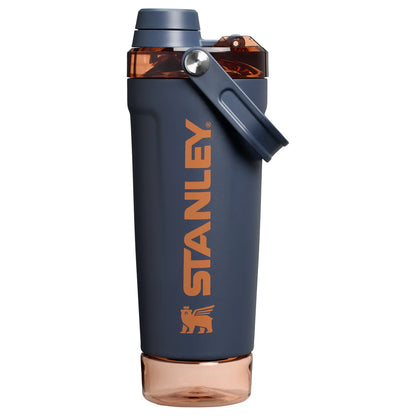 The Vitalize™ 20OZ Shaker Bottle, Slide‑to‑Pop Flip‑Lock Leak‑Proof Fitness Shaker, One‑Hand Portable Protein Mixing Bottle with Carry Loop for Gym, Workout & On‑the‑Go Hydration